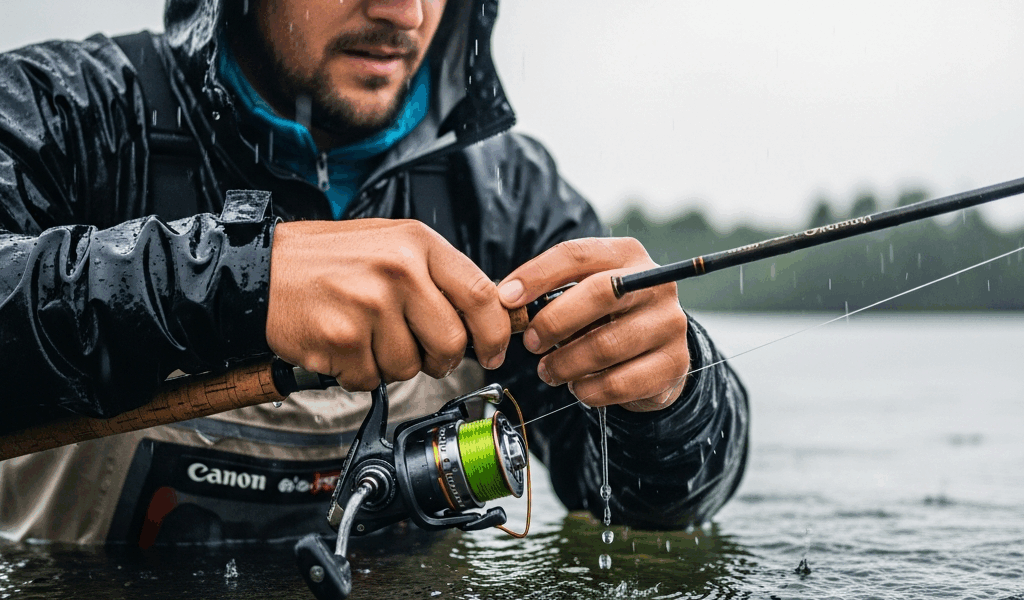 Professional photograph related to: Fishing in the Rain — Why It Actually Improves Your Odds and How