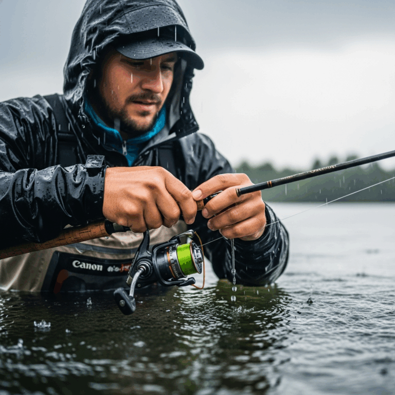 Professional photograph related to: Fishing in the Rain — Why It Actually Improves Your Odds and How